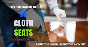 Effective Methods to Remove Candle Wax from Cloth Car Seats