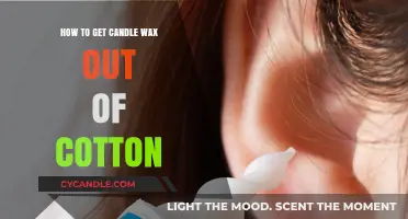 Effective Methods to Remove Candle Wax from Cotton Fabric Easily
