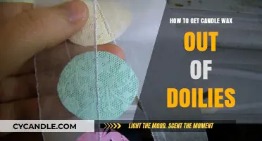 Effective Methods to Remove Candle Wax from Delicate Doilies