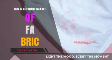 Effective Methods to Remove Candle Wax Stains from Fabric Easily
