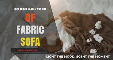 Effective Methods to Remove Candle Wax from Fabric Sofas Easily