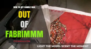 Effective Methods to Remove Candle Wax from Fabric Easily