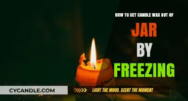 Freeze and Remove: Easy Steps to Extract Candle Wax from Jars