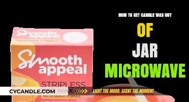 Microwave Method: Safely Removing Candle Wax from Jars Effortlessly