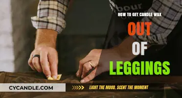 Quick Fixes: Removing Candle Wax Stains from Leggings Easily