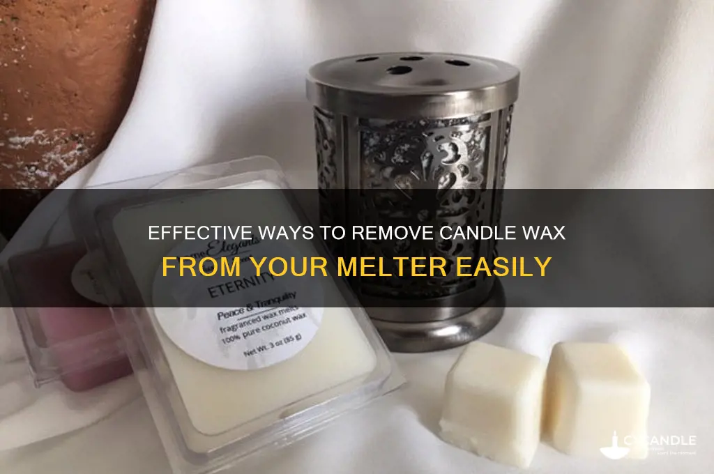 how to get candle wax out of melter