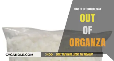 Effective Methods to Remove Candle Wax from Organza Fabric