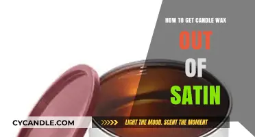 Effective Methods to Remove Candle Wax from Satin Fabric