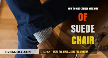 Effective Methods to Remove Candle Wax from Suede Chairs