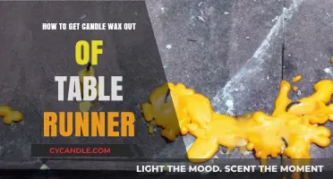 Effective Methods to Remove Candle Wax from Your Table Runner