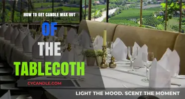 Effective Methods to Remove Candle Wax from Your Tablecloth