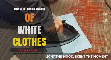 Effective Methods to Remove Candle Wax from White Clothes Easily