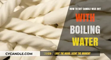 Effective Method: Removing Candle Wax with Boiling Water Easily