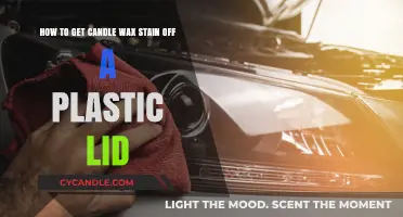 Effective Ways to Remove Candle Wax Stains from Plastic Lids Easily