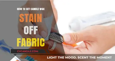 Effective Methods to Remove Candle Wax Stains from Fabric Easily