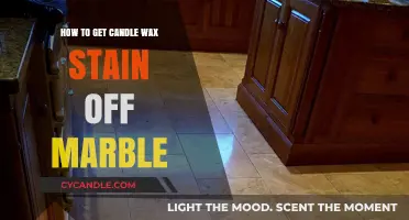 Effective Ways to Remove Candle Wax Stains from Marble Surfaces