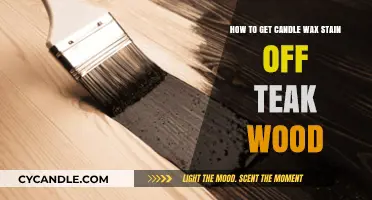 Effective Methods to Remove Candle Wax Stains from Teak Wood Surfaces