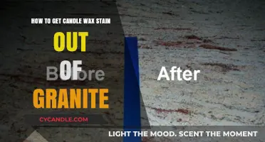 Effective Methods to Remove Candle Wax Stains from Granite Surfaces