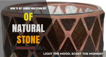Effective Methods to Remove Candle Wax from Natural Stone Surfaces