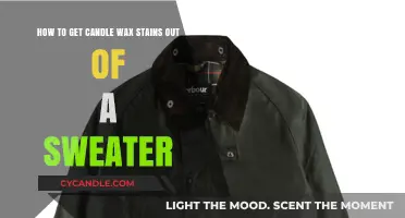 Effective Ways to Remove Candle Wax Stains from Your Sweater