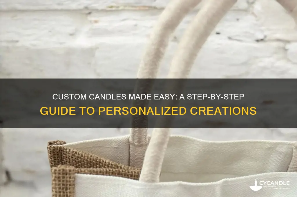 how to get candles custom made