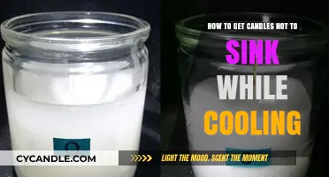 Prevent Candle Sinkage: Cooling Tips for Perfectly Shaped Candles