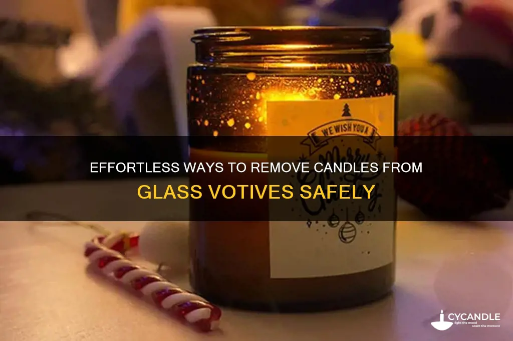 how to get candles out of glass votives