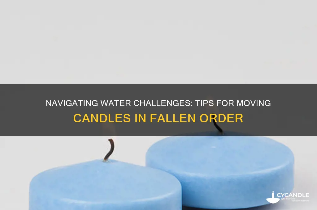 how to get candles through water fallen order