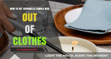 Effective Tips to Remove Citronella Candle Wax from Clothes Easily