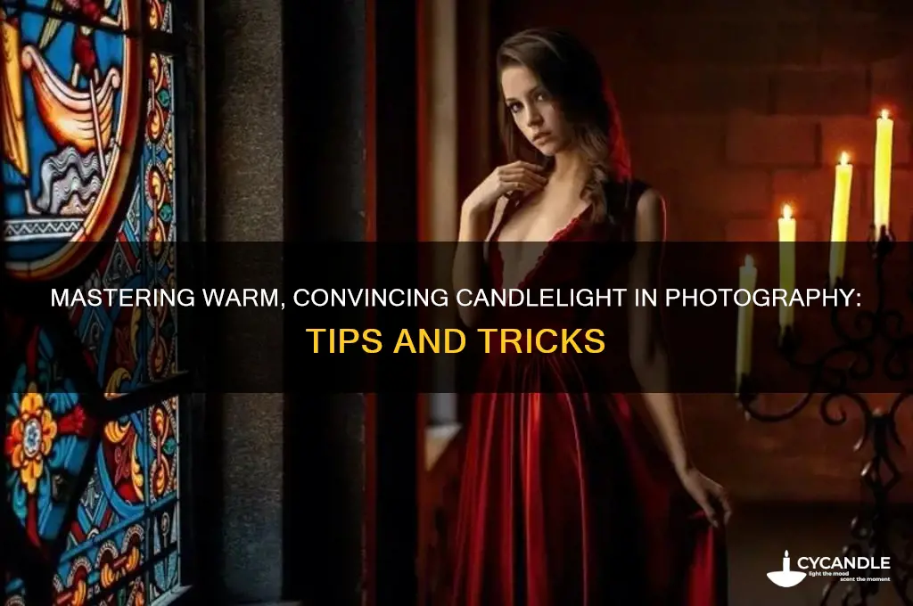 how to get convicing candle light in photos