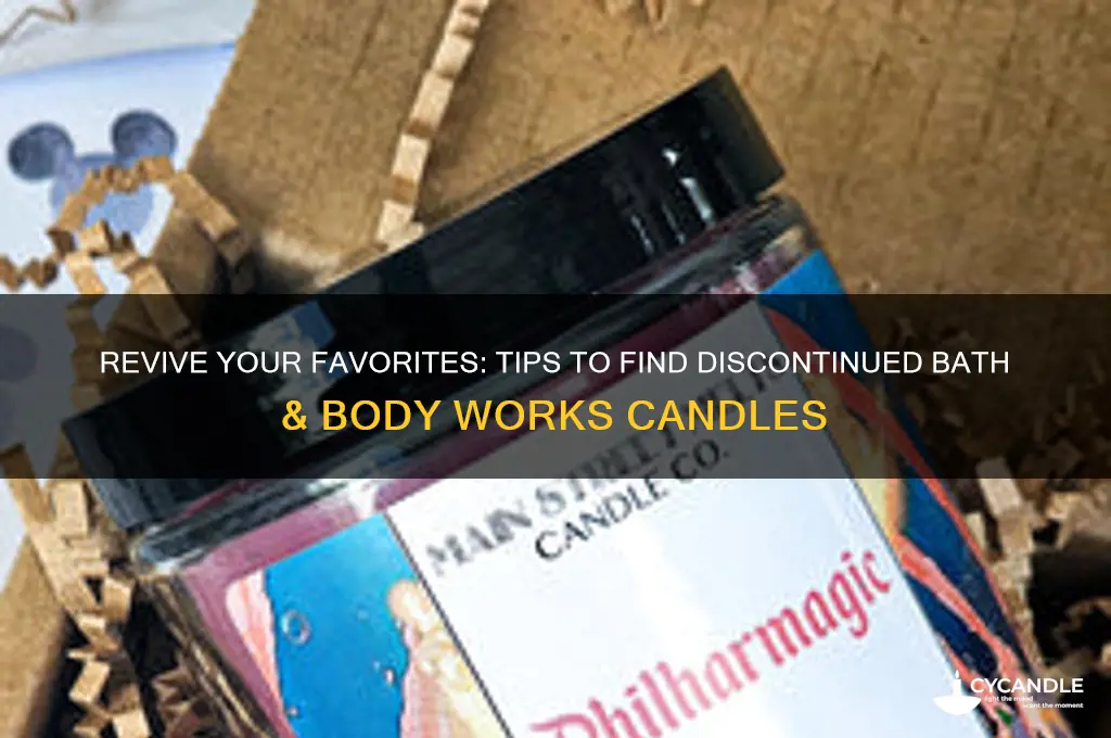 how to get discontinued candles bath and body works
