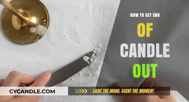 Safely Removing Leftover Wax: A Guide to Getting End of Candle Out