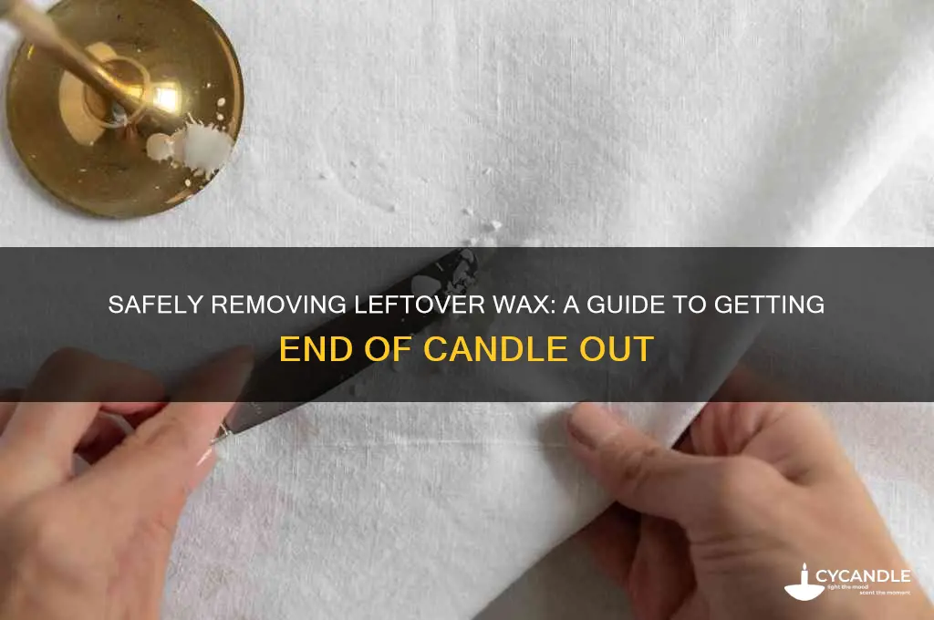 how to get end of candle out