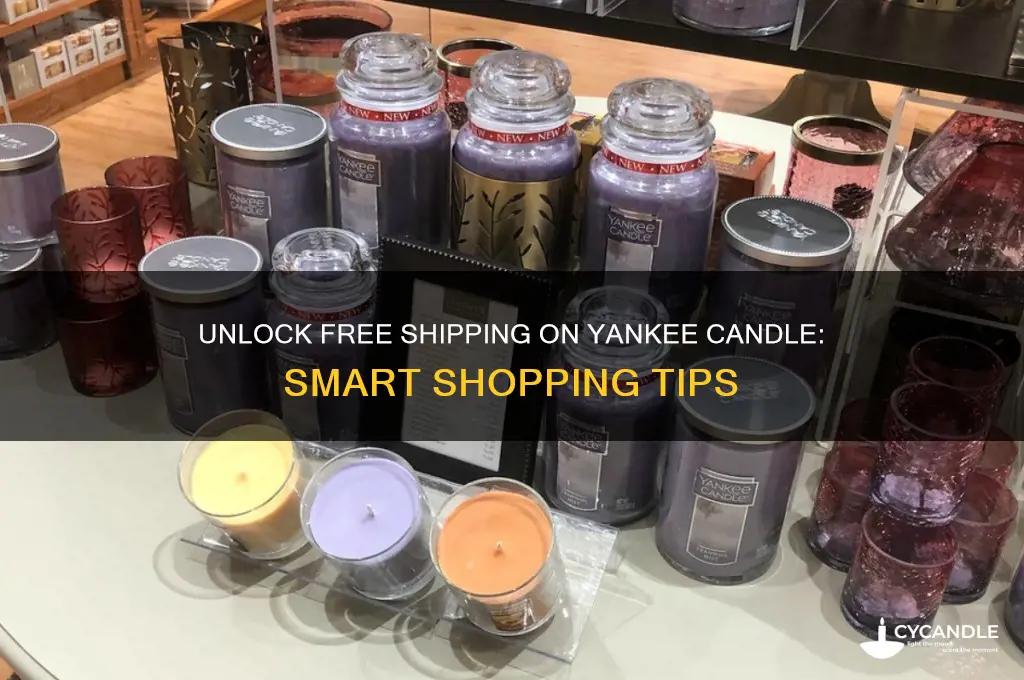 how to get free shipping on yankee candle