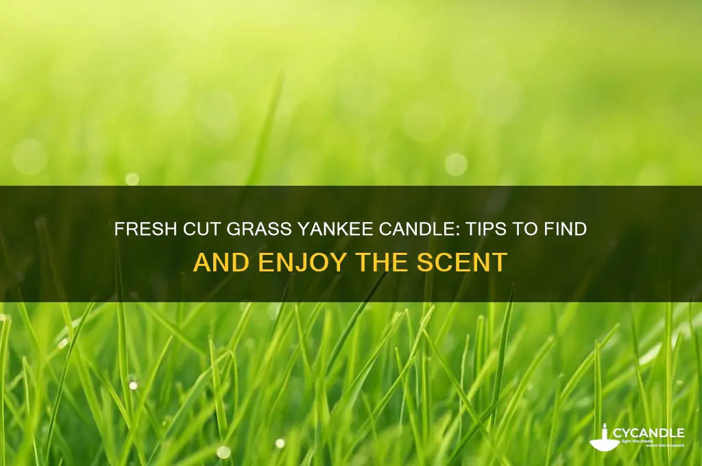 how to get fresh cut grass yankee candle