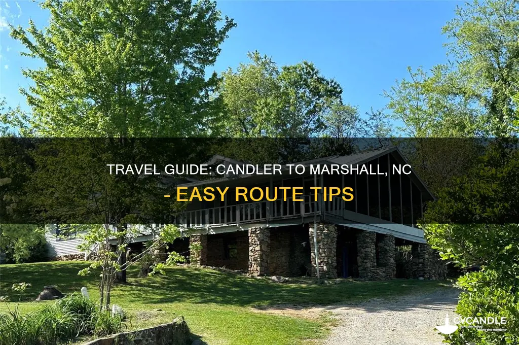 how to get from candler to marshall nc