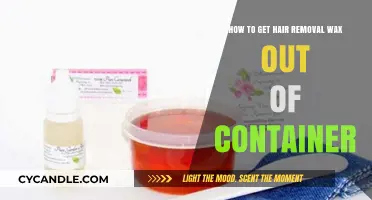 Effortless Wax Removal: Tips to Extract Hair Wax from Containers