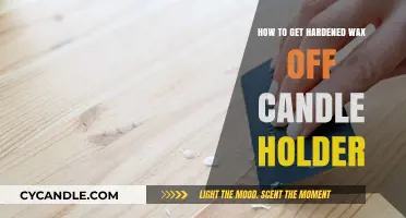 Effective Methods to Remove Hardened Wax from Candle Holders