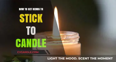 Herbal Candle Magic: Simple Tricks to Make Herbs Stick to Candles