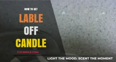 Effortless Ways to Remove Labels from Candles Without Damaging Them