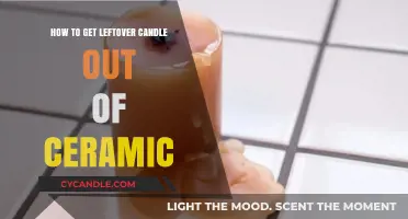 Easy Ways to Remove Leftover Candle Wax from Ceramic Surfaces