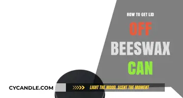 Easy Tips to Safely Remove Lid from Beeswax Can
