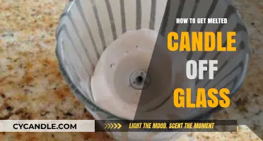 Easy Methods to Remove Melted Candle Wax from Glass Surfaces