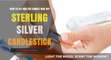 Effortlessly Remove Melted Wax from Sterling Silver Candlesticks: A Guide