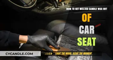 Quick Fixes: Removing Melted Candle Wax from Car Seats Easily