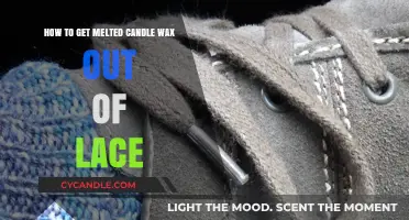 Removing Melted Candle Wax from Delicate Lace: A Step-by-Step Guide