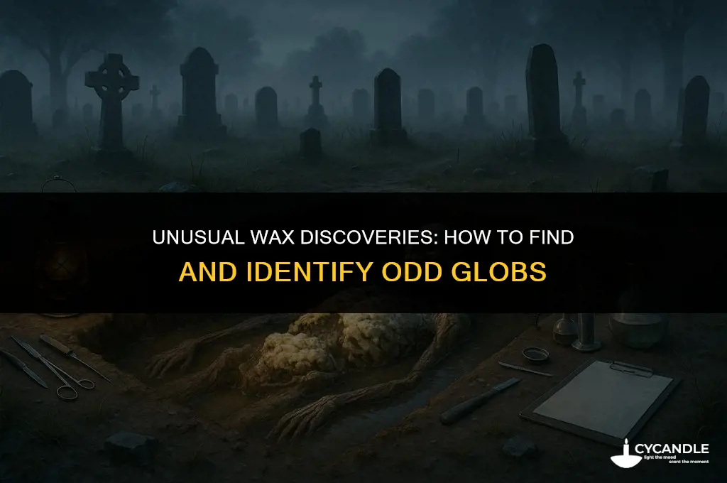 how to get odd glob of wax