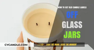 Effortless Ways to Remove Old Candle Labels from Glass Jars