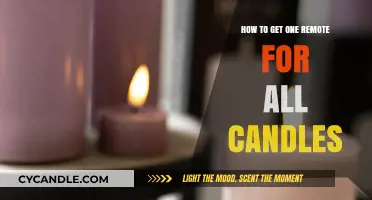 Simplify Your Space: One Remote to Control All Your Candles