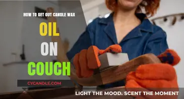 Effective Ways to Remove Candle Wax Oil Stains from Your Couch